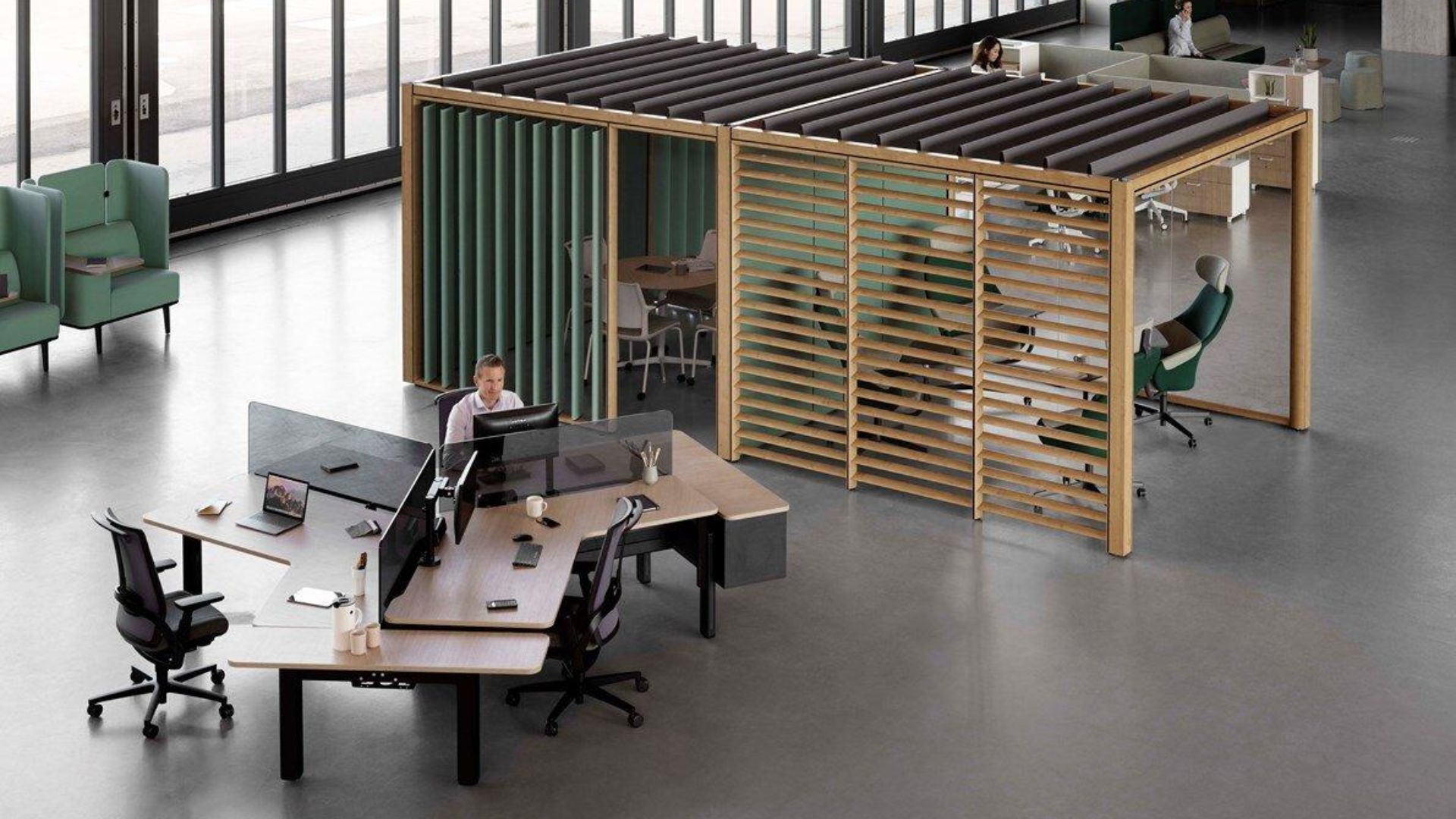 Modern office space planning and commercial office fit-out