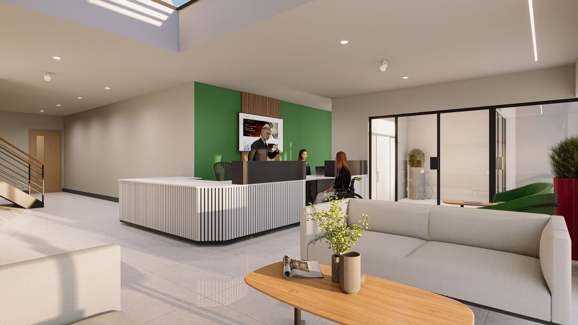 3D office visualisation Belfast