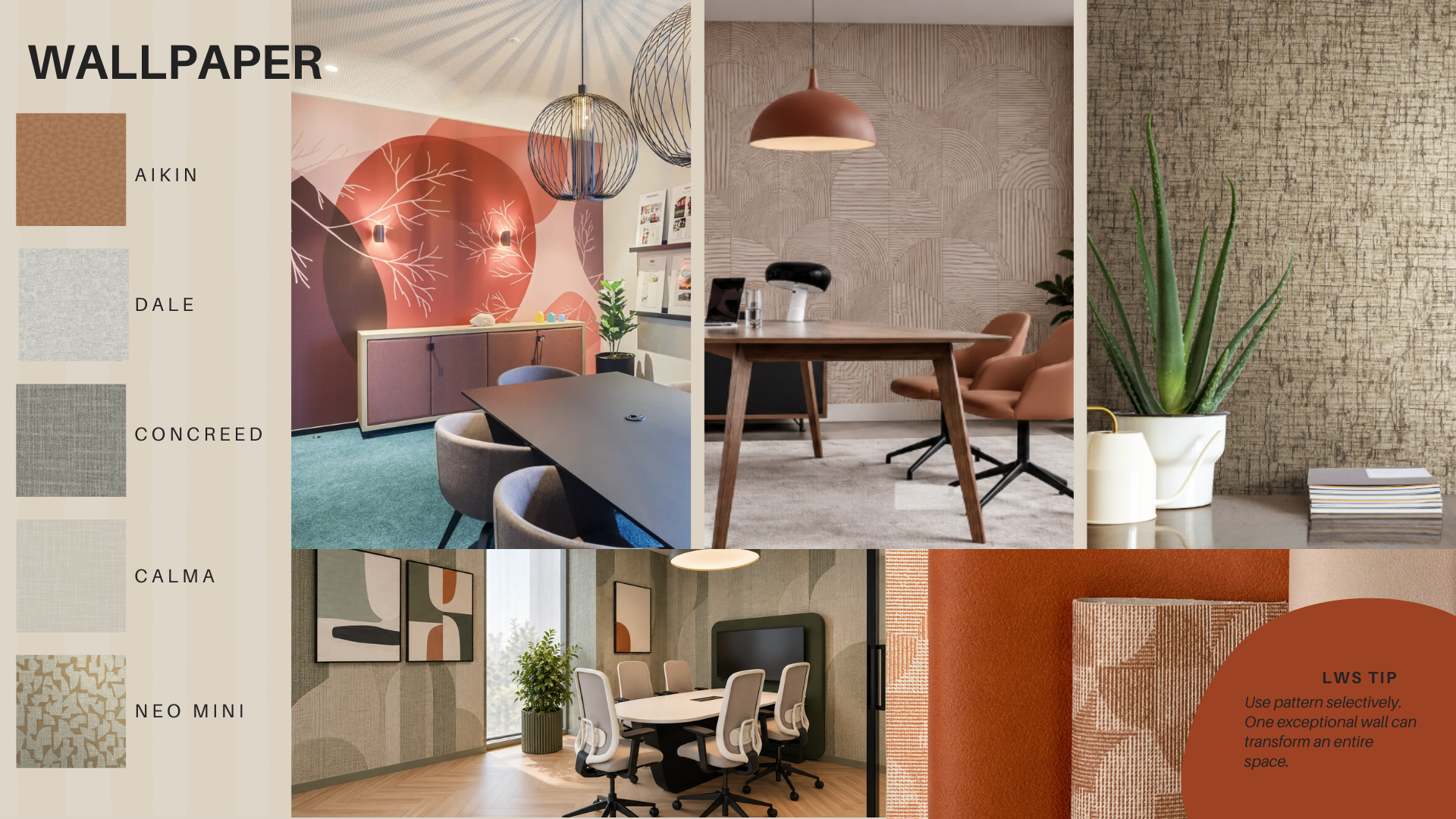 WALLPAPER + FURNITURE MOODBOARD 
